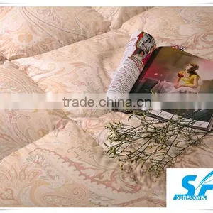Five Star Hometextile Goose Down Quilt Hotel Alternative Print Flower Style Comforter Shell thumbnail-1