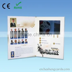 7" Custom Video Player Greeting Card /sex Video Display Greeting Card/video Greeting Card thumbnail-2