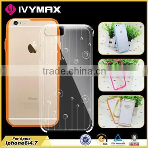 Newest Submition Thin Transparent Pc+tpu Phone Case for Iphone 6 4.7 Inch thumbnail-4