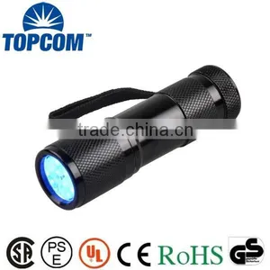 Mini Aluminum Multiband 9 UV Led Ultraviolet Torch thumbnail-1