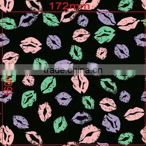Beautiful Special Design Printing Elastic Lip Mesh Fabric thumbnail-1