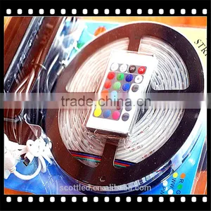 RGB LED Strip Lights 5M RGB Strips+power Supply+controller Led Strip Set thumbnail-5