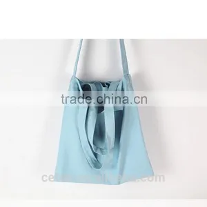 Collapsible Single-shoulder Canvas Tote Bag in Shopping Bags Quality Choice thumbnail-2