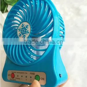 Home Appliances Portable Handheld Usb Rechargeable Battery Charger Table Mini Fan thumbnail-2