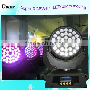 Hot Sale Guangzhou Lighting 36*8W RGBW 4 IN 1 LED Zoom Moving Head Disco Lighting thumbnail-1