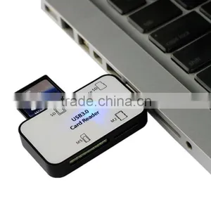 USB 3.0 SD,TF,Micro SD,MS,M2 All In One Card Reader Writer thumbnail-4