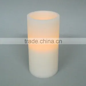 Imitation Electrical Amber Flicker Flameless Luminary Wax Led Candle With Timer for Home Decor thumbnail-1