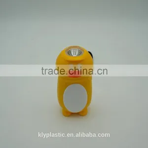 ABS Rechargeable Duck-shaped Kids Hand Pressing Led Flashlight thumbnail-1
