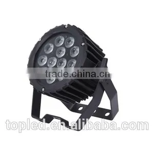 Wholesale Price Led Stgae Light 12*Tri-RGB Slim Par Can IP66 Outdoor Flat Par thumbnail-1
