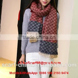 Wholesale Wool Fringed Scarf thumbnail-2