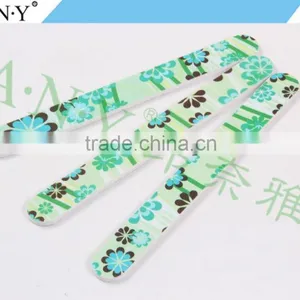 Nail Art Cure Emery Sand Green Flower Cute Nail Files 100/180 thumbnail-4