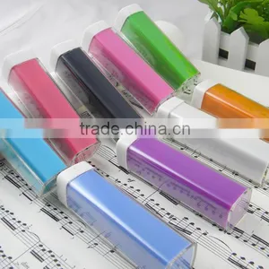 2014 Popular Mini Mobile Power Bank 2600 mA Colorful Lipstick Mobile Power Charger thumbnail-1