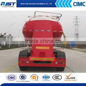 3 Axle Aluminum Alloy Vertical Powder Tank Semi Trailer/powder Tank Trailer/bulk Cement Tank Trailer thumbnail-3