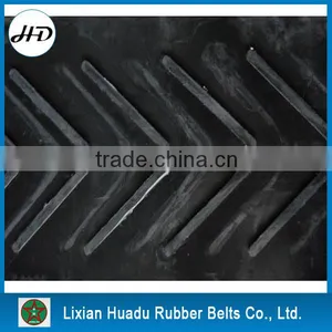 Solid Woven Pattern Chevron Fabric Core Conveyor Belt thumbnail-5