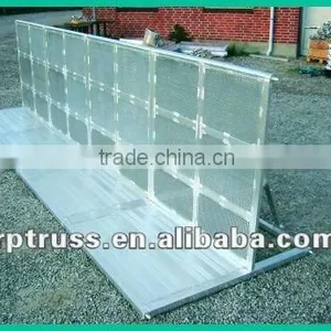 2012 Hot Sell Aluminum Crowd Control Barrier Applied in Grand Openings thumbnail-1
