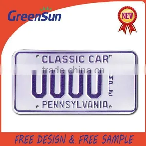 Best Quality Stylish Sublimation Motorcycle License Plate thumbnail-1