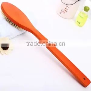 High Quality Long Handle Wooden Dry Skin Exfoliating Body Brush thumbnail-2