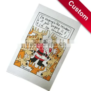 Custom Printed Tea Towels Screen Printed Tea Towel Logo thumbnail-1