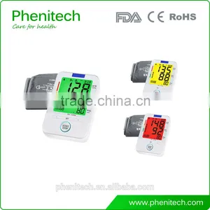 2016 High Quality Product Blood Pressure Monitor With 3 Colors Backlight thumbnail-3