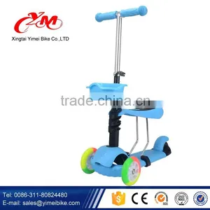 PP Material Best Kick Scooter for Kids / Cheap Children Kick Scooter With Music / Four Wheels Breaststroke Kick Scooter thumbnail-4