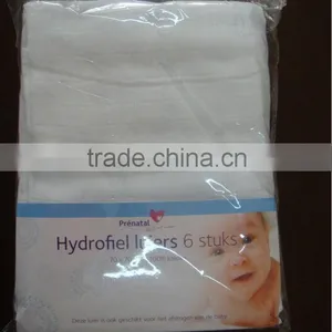 Plain White Bamboo and Cotton Muslin Wraps thumbnail-5
