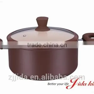 Forged Aluminum Ceramic Coating Casserole and Sauce Pot thumbnail-1