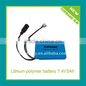 New Lithium Polymer Tool Battery 7.4V3000mAh TB-884765 thumbnail-1