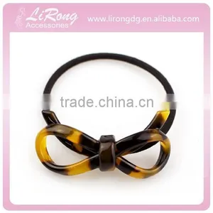 5cm Butterfly Hair Elastic Ands Korean Pretty Hair Holder Non-toxic Cellulose Acetate Hair Band thumbnail-1