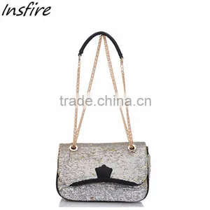 2016 China Shop Online Cheap Classcial Design Chain Sequins Bag thumbnail-2