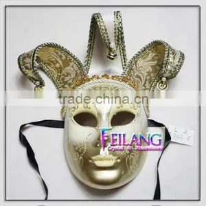 Full Face Sculptural Wall Venetian Mask thumbnail-1
