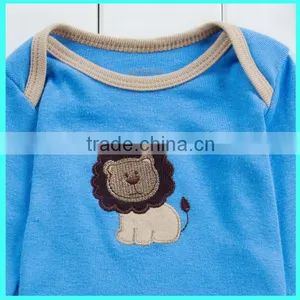 Factory Supply Embroidery Infant Boys Shirt in Cotton thumbnail-3