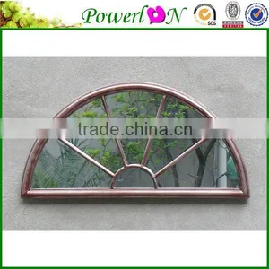 Discounted Durable Wrough Arc-shaped Iron Frame Mirror Alpine Mirror & Art Beveled Mirror, Contoured thumbnail-1