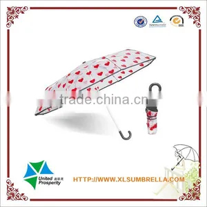 Manual Open Folding in Clear Umbrella thumbnail-2