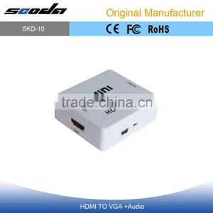 Minihome Hdmi Vga Converter for PS3, XBOX360, Blu-ray DVD, HD Set-top Boxes, CRT /LED Display thumbnail-1