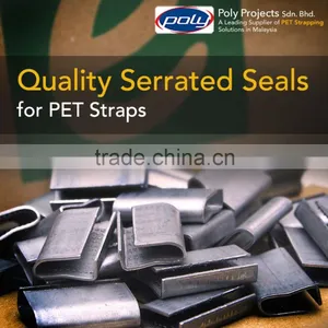 Serrated Seal, Buckle, Clip for PET Strapping thumbnail-1