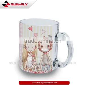 Sublimation Transparent Glass Mug 11oz (SFS-MG18A) thumbnail-1