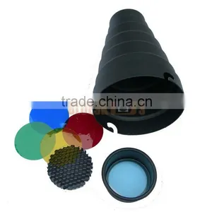 Photography Strobe Flash Light Aluminum Snoot thumbnail-2