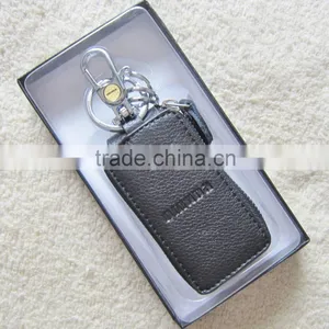 High Quality Leather Key Wallet Black OMD3813 thumbnail-4