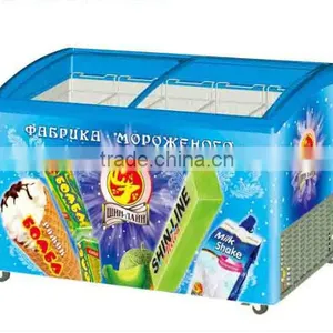 Glass Chest Ice Cream Display Freezer thumbnail-1
