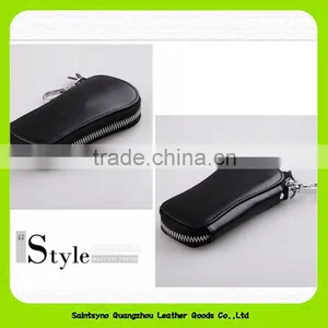 Custom Multiple Portable Compact Fancy PU Geunie Leather Car Key Holder 15069 thumbnail-6