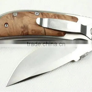OEM Outdoor Hunting Knife With Wooden Handle thumbnail-6