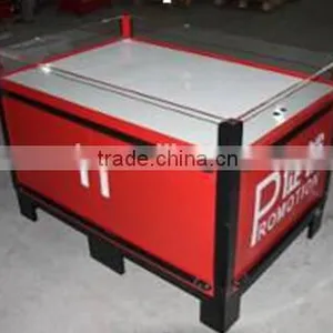 RH-PT042 Height 850mm 12mm Thickness Acrylic Fencing Covers Supermarket Promotional Table thumbnail-4