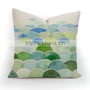 New Blue Series Cushion Design Floor Pillow Cover Decorative Pillow Cases thumbnail-3