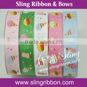 Cartoon Satin Printed Ribbon Rolls, Welcome Small Packing thumbnail-1