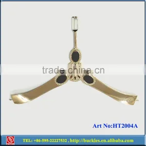 TPU Gold Metal Plating Decoration Shoe Strap HT2020B thumbnail-3