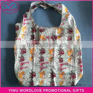 Eco-friendly Recycled Folding Shopping Grocery Bag for Supermarket thumbnail-4