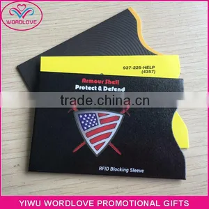 RFID Credit Card Shield, Anti Data Theft Aluminum Foil RFID Blocking Sleeves For Bank Card thumbnail-2