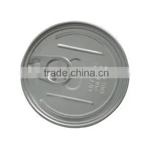 Round Pop-top Tin Can, Tin Can With Easy Open Ring for Canning thumbnail-2