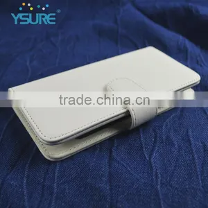 2016 Hot Sales Snow White PU Leather Case for Universal Mobile Phones With Sucker and Sliding up and Down thumbnail-2