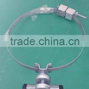 ADSS Cable Suspension Clamp With Stainless Steel Tape Pole 100m Span thumbnail-1